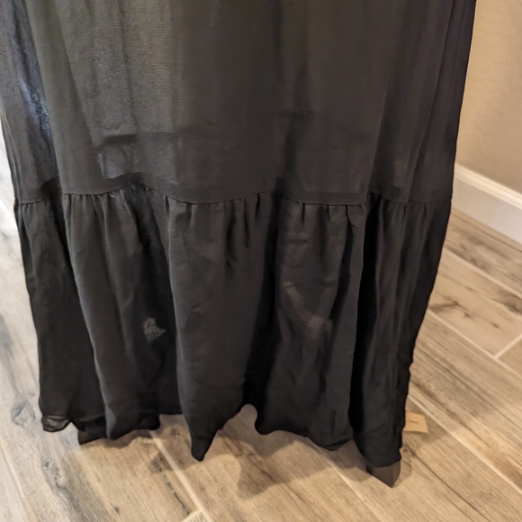 Reformation Asymmetric Formal Prom Cocktail Black Dress Size 6 NWT - Picture 5 of 7